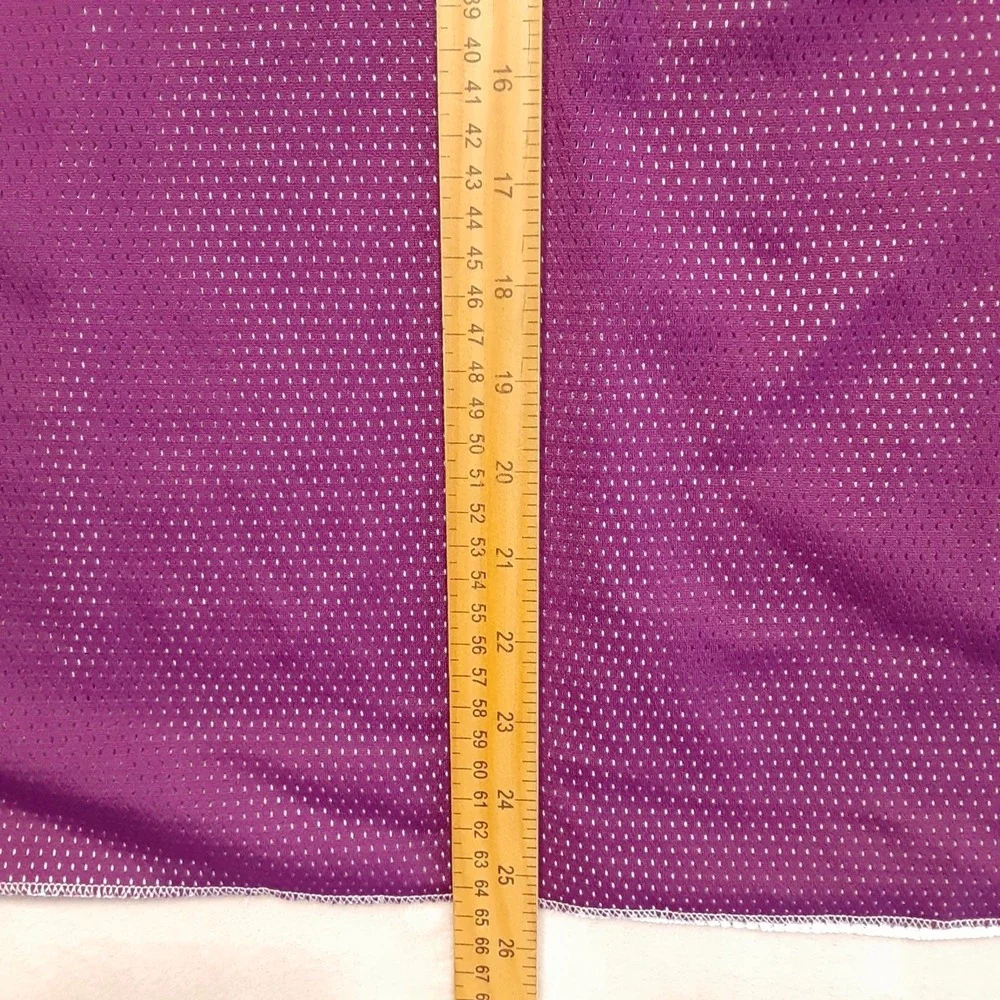 Nike Vintage Mens Reversible Swoosh Jersey Tank Top XL Purple/White Mesh 2002
